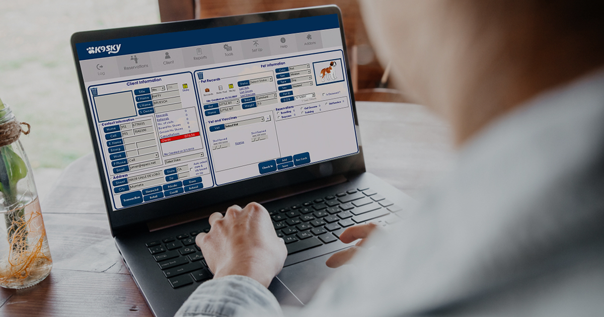 pet kennel management software